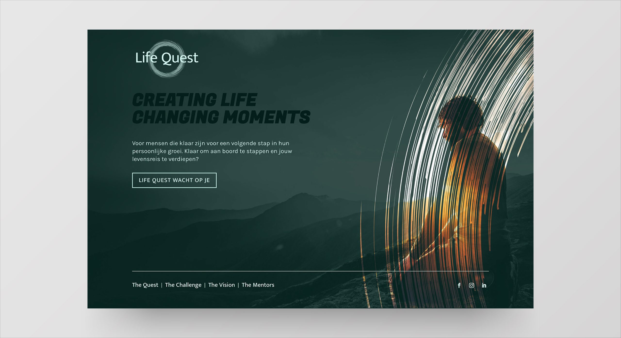LifeQuest — Branding & Webdesign