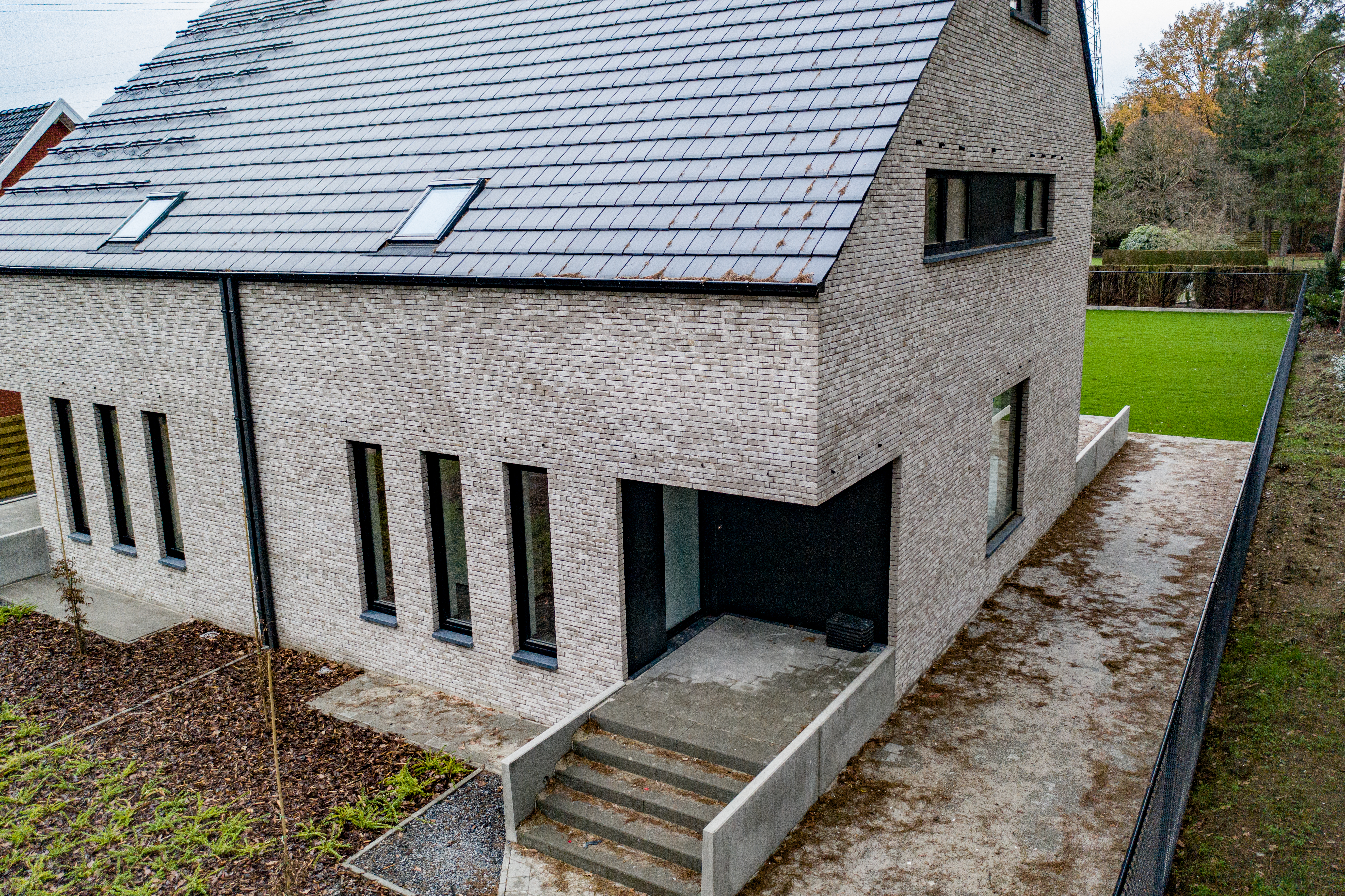 Cinematic flythrough, Belgische woning exterieur